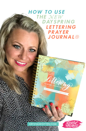 Dayspring Lettering Prayer Journal Release