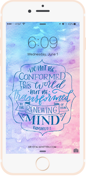 Do Not Be Conformed Lock Screen (6/16)