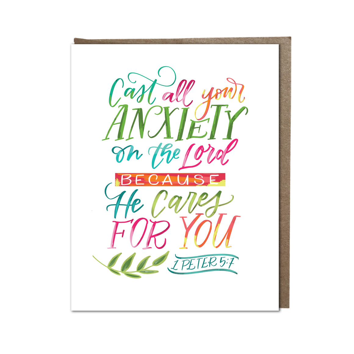 "Anxiety" card