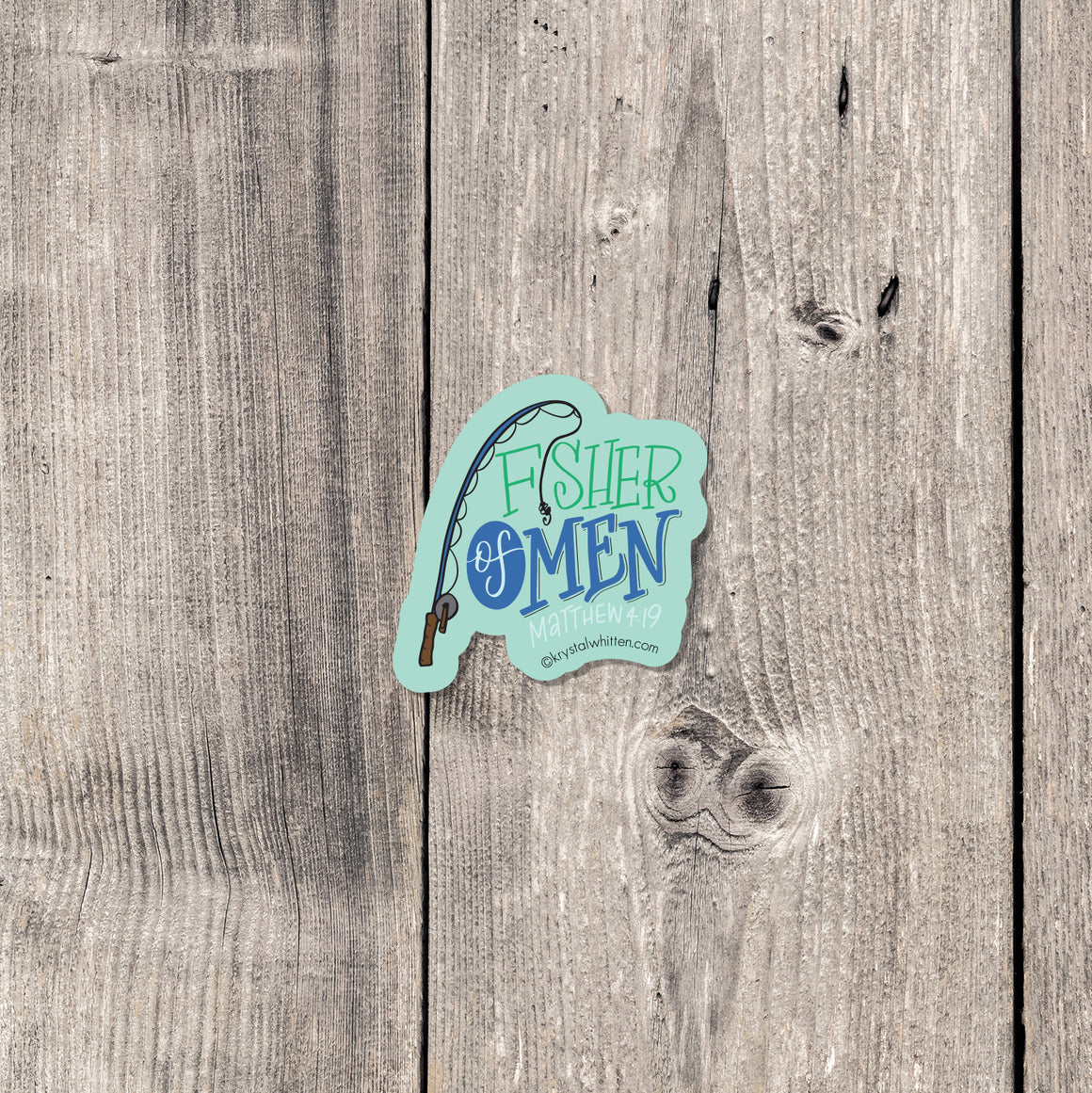 "Fisher of Men" sticker mini