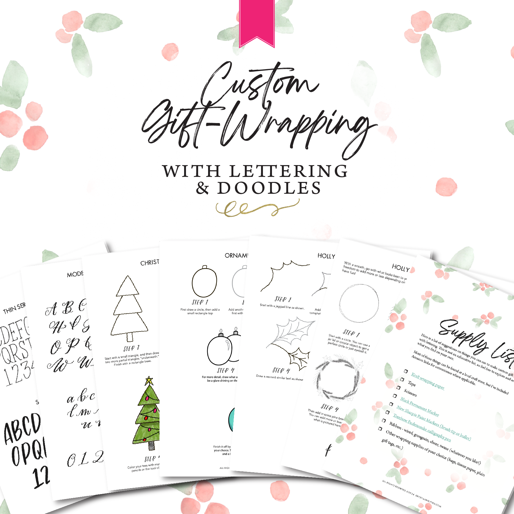 Creative Little Christmas Custom Gift-wrapping Printable