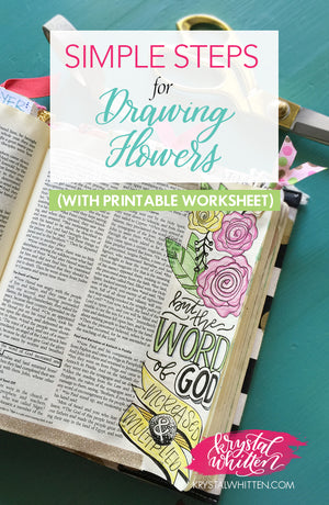 Simple Steps for Drawing Flowers