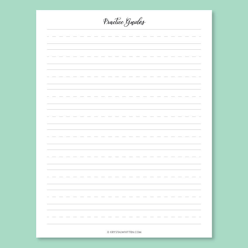 Practice Guides Krystal Whitten Studio