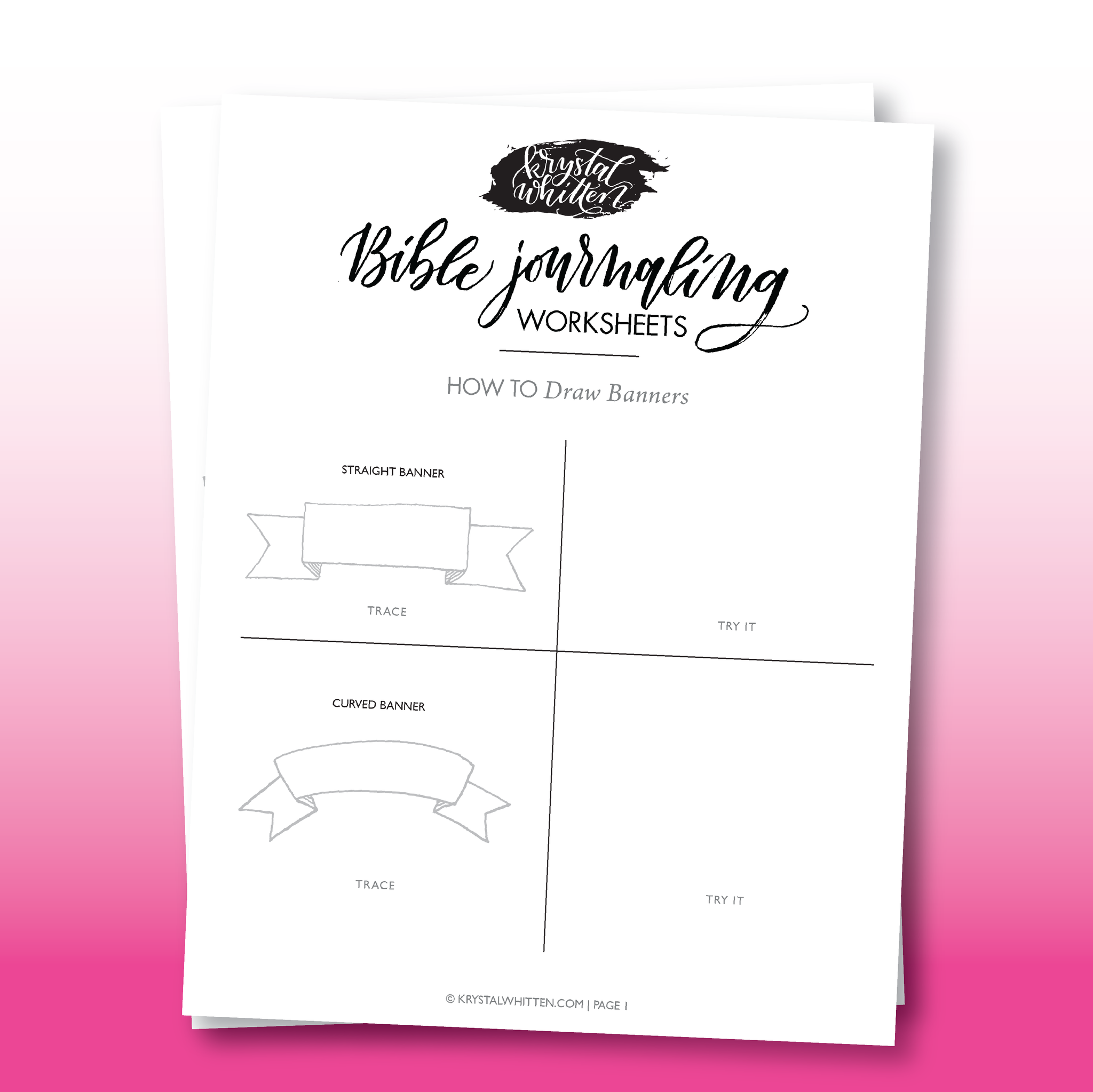 Simple Steps for Drawing Banners