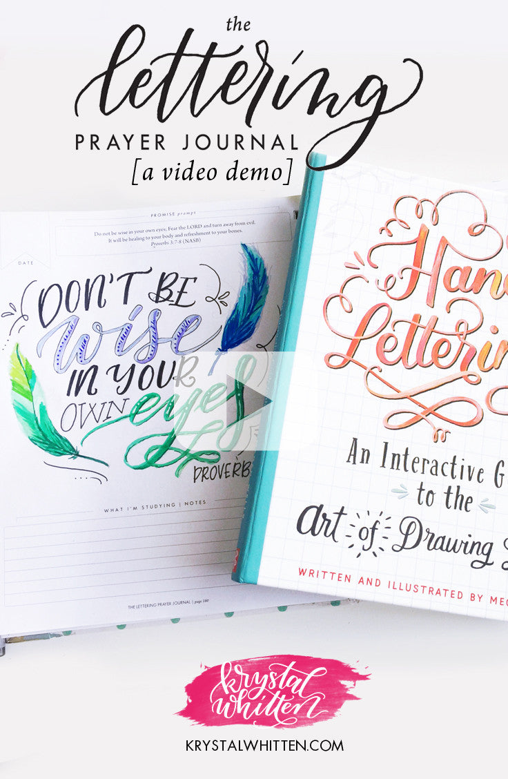 A Lettering Prayer Journal & Hand Lettering Video Demo