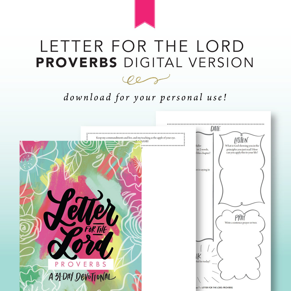 Proverbs Devotional - Krystal Whitten Studio