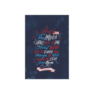 God Bless America Garden Flag