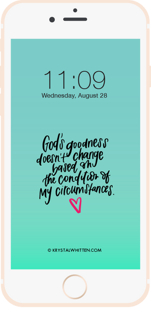 God's Goodness Lock Screen (8/19)