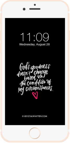 God's Goodness Lock Screen (8/19)