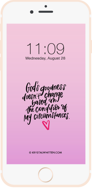 God's Goodness Lock Screen (8/19)