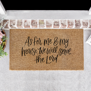 As for Me and My House Doormat