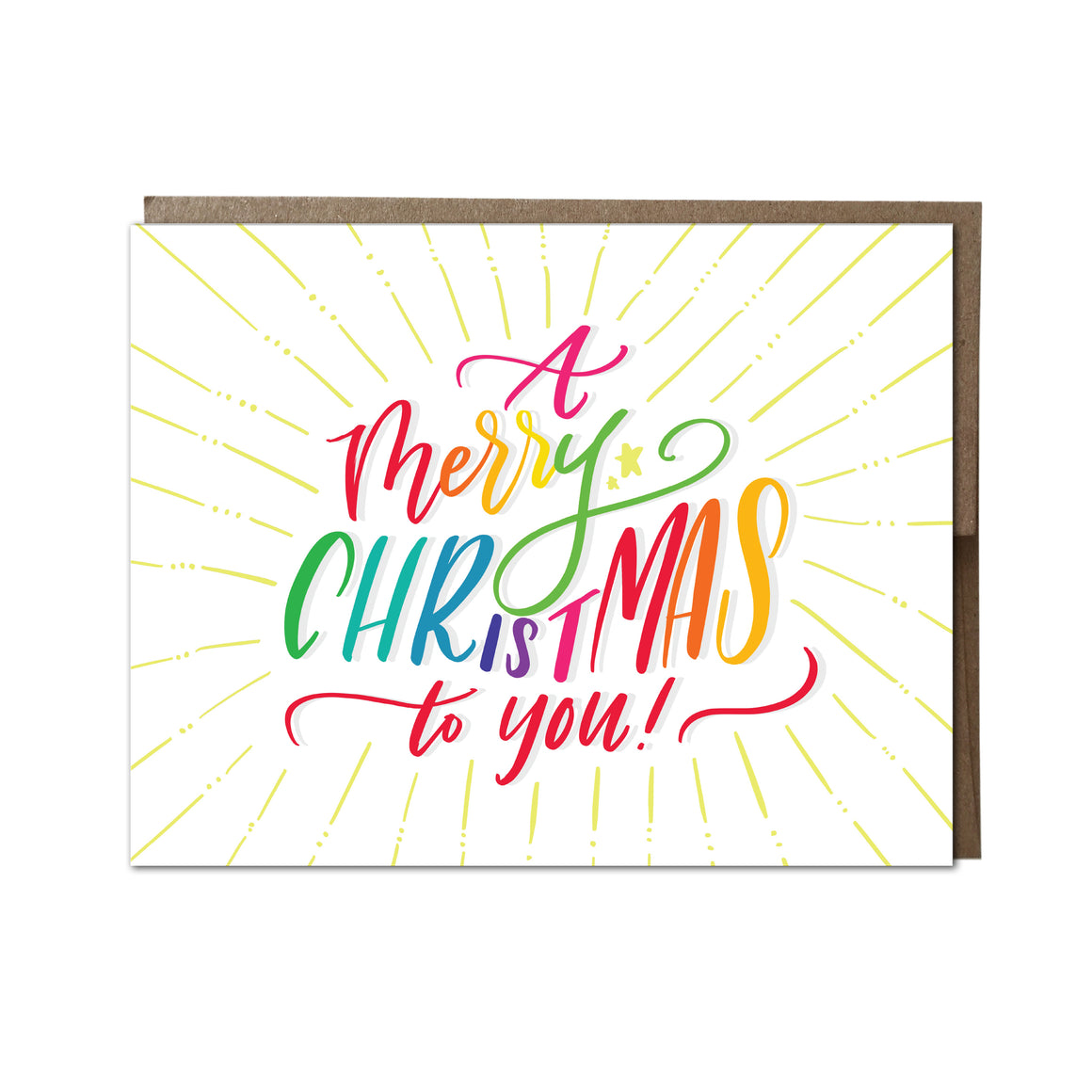 "A Merry Christmas To You" card