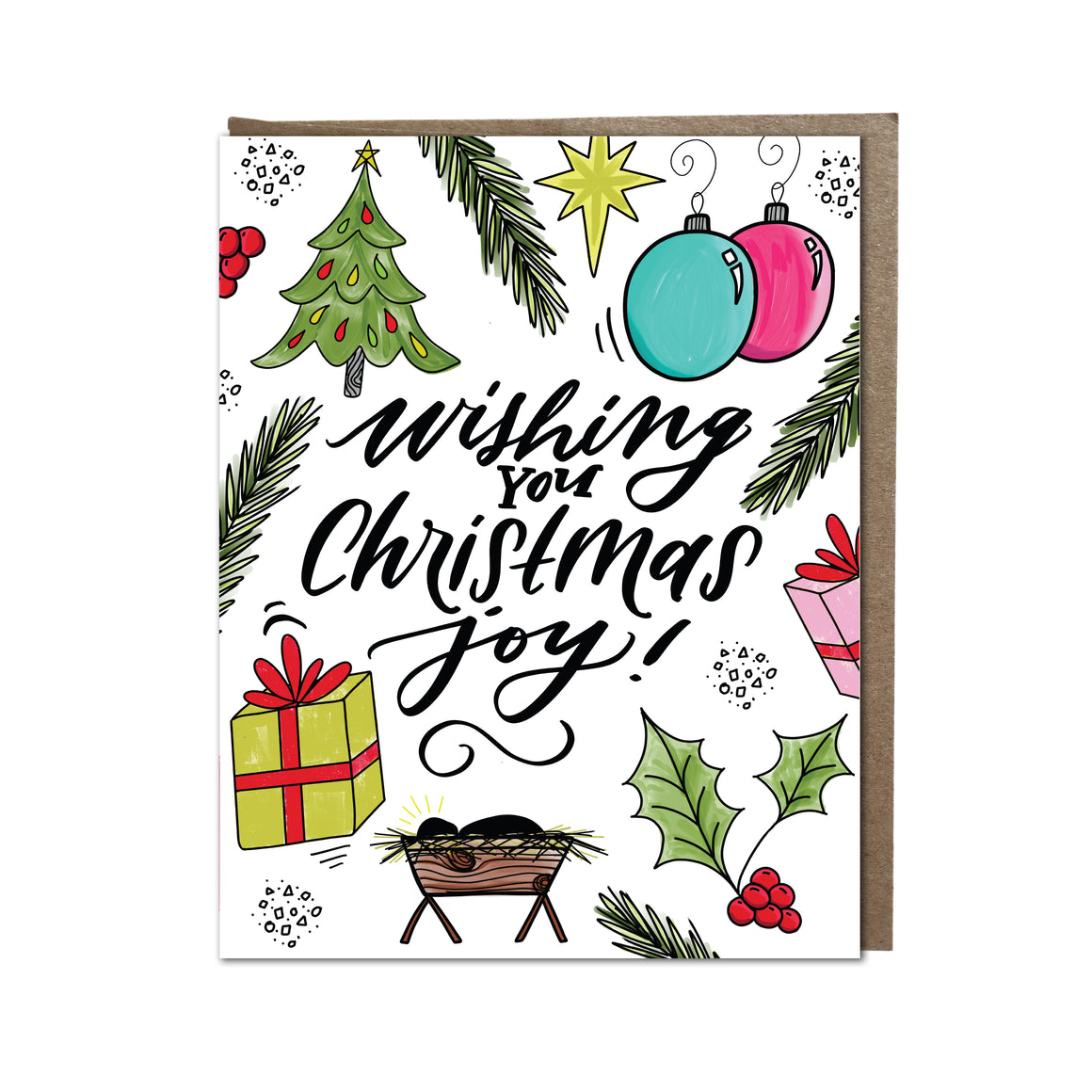 "Wishing You Christmas Joy" card
