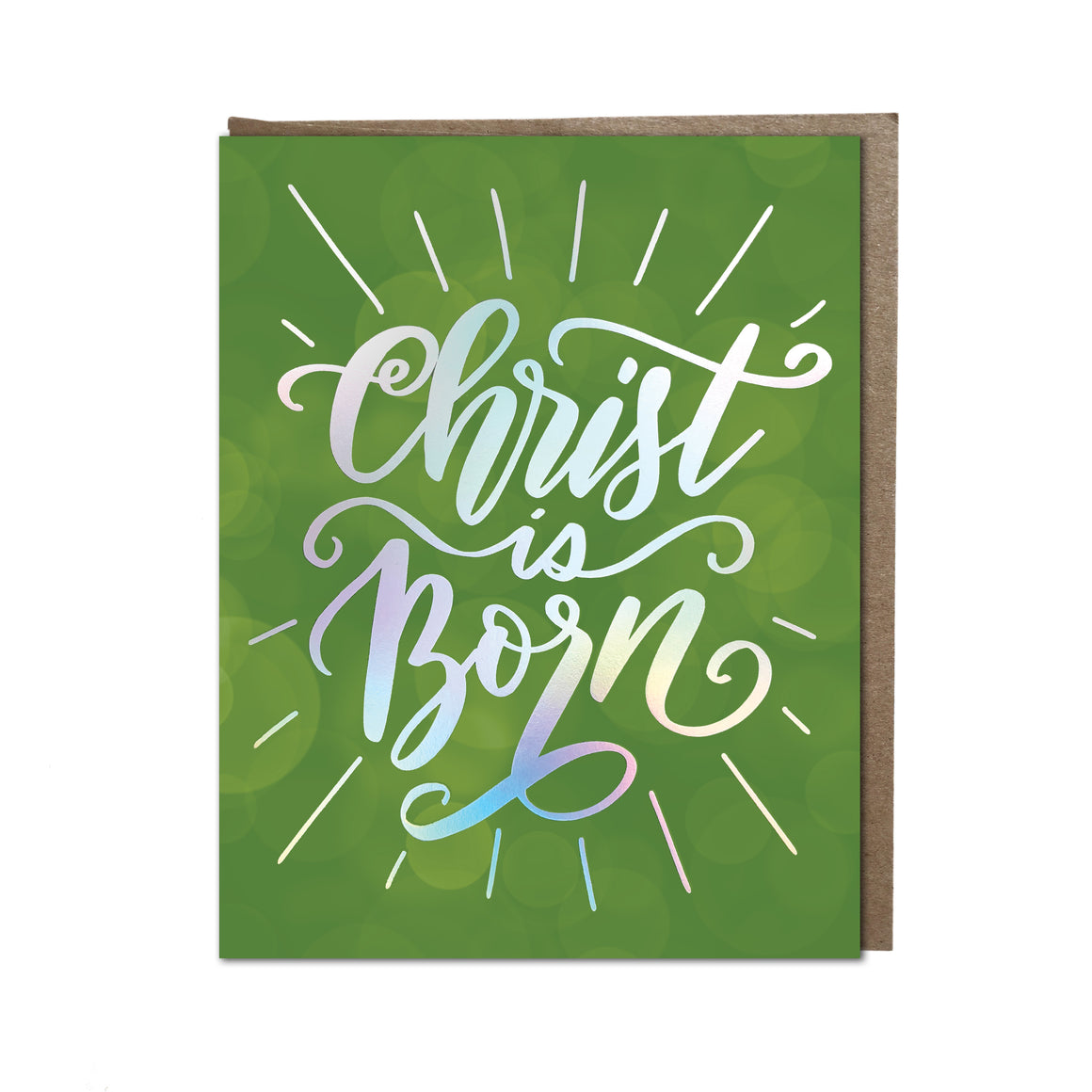 "Christ Is Born" card
