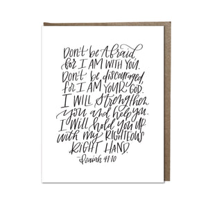 "Righteous Right Hand " card