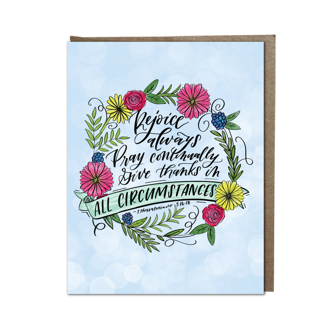 "Rejoice Always" card