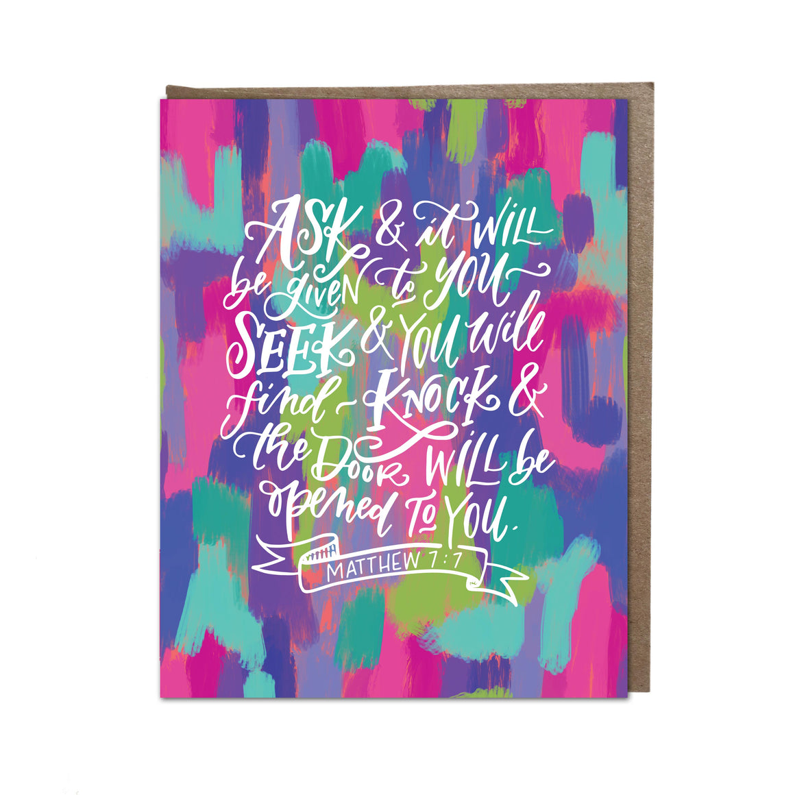"Ask and It Will Be Given" card