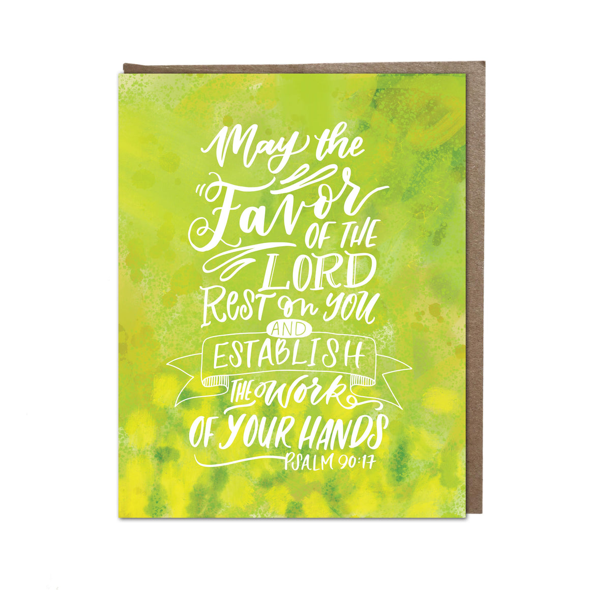 "Favor of the Lord" card