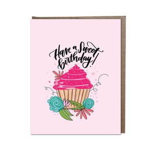 "Sweet Birthday" card
