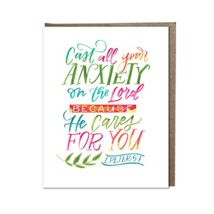 "Anxiety" card