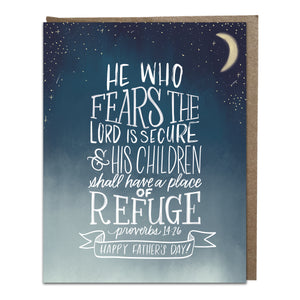 "A Place of Refuge" card