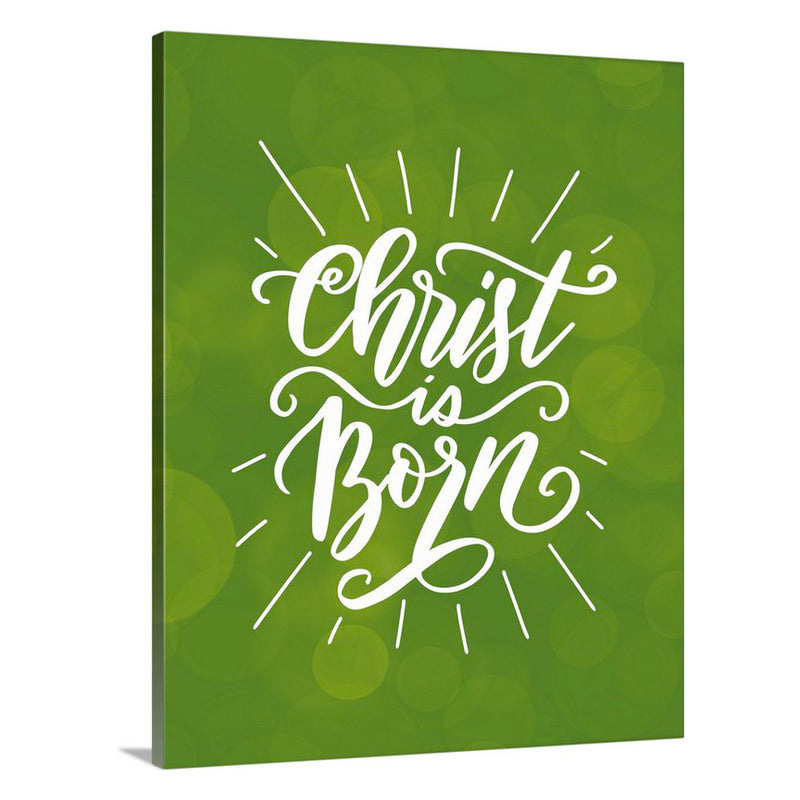 "Christ Is Born" artwork [art print or canvas] - Krystal Whitten Studio