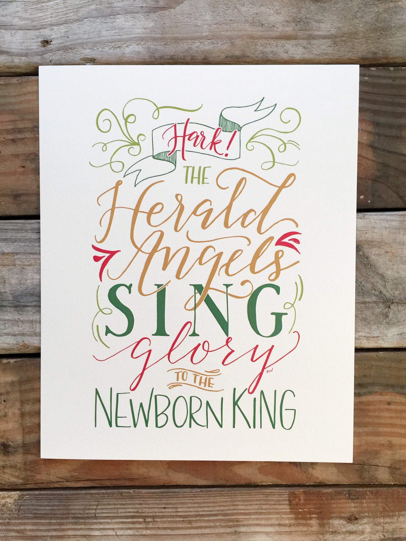"Hark the Herald Angels Sing" [art print or canvas]