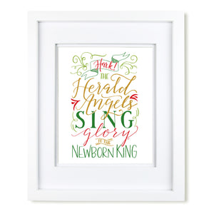 "Hark the Herald Angels Sing" [art print or canvas]