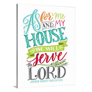 "As for Me and My House" [art print or canvas]