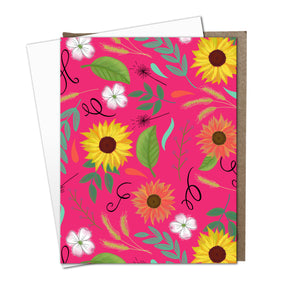 Cultivate Floral Flat Notes