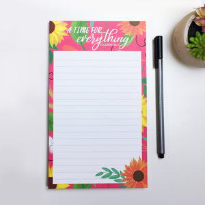 A Time for Everything Notepad