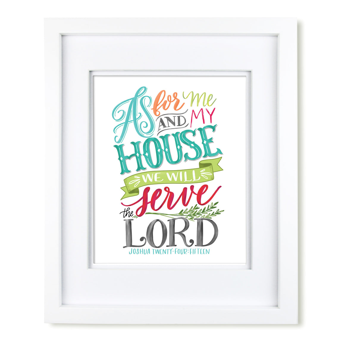 "As for Me and My House" [art print or canvas]