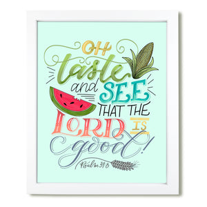 "Taste and See "  art print