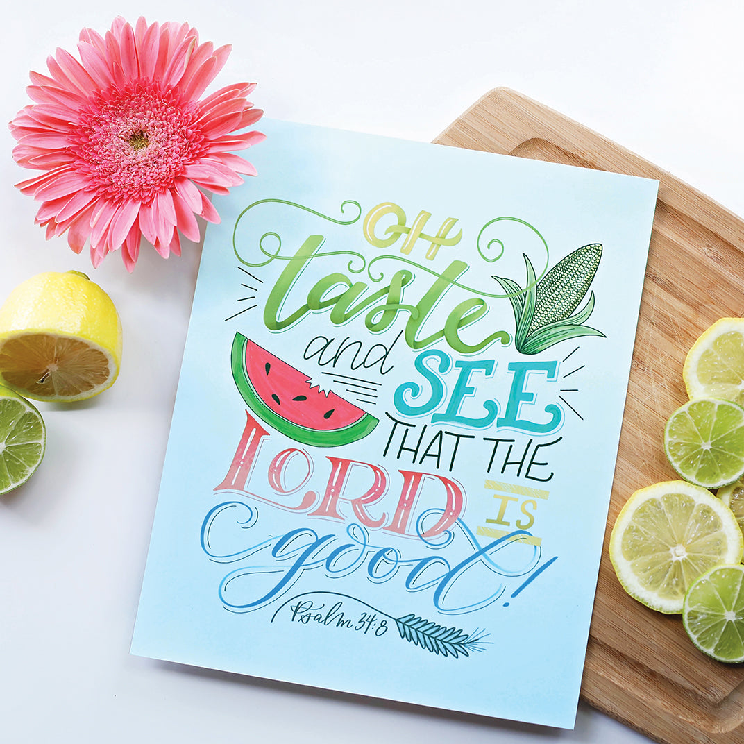 "Taste and See "  art print