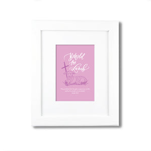 "Behold the Lamb" art print
