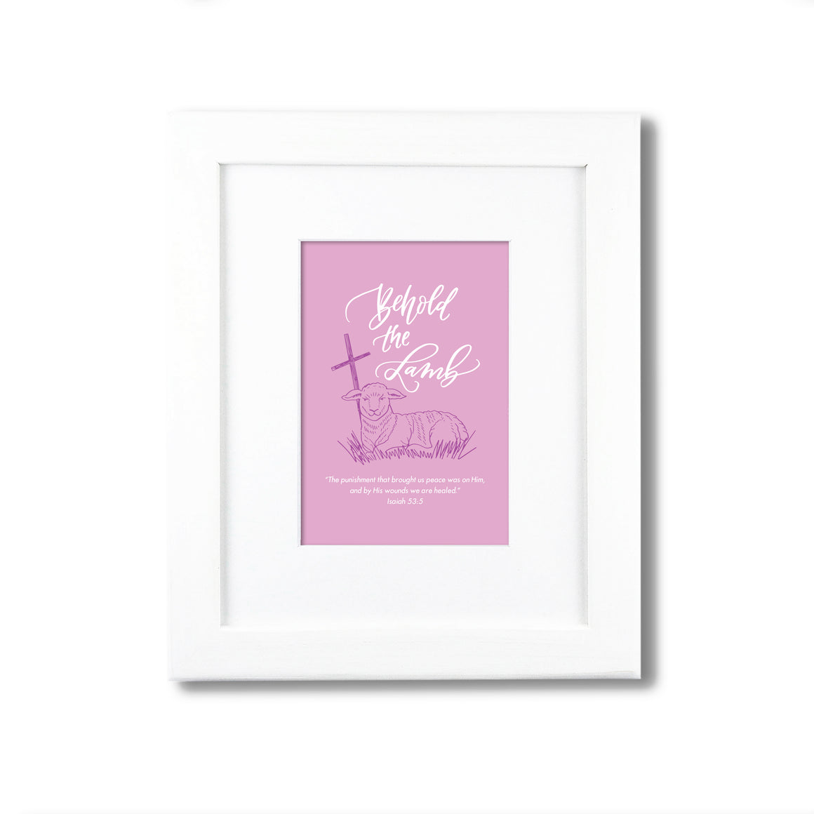 "Behold the Lamb" art print