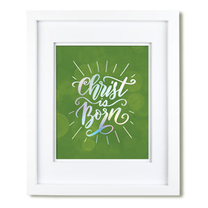 "Christ Is Born" artwork [art print or canvas]