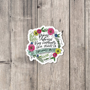 Rejoice Always sticker