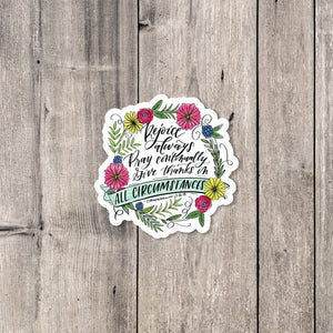 Rejoice Always sticker