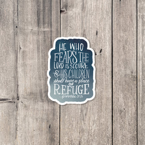 Refuge sticker