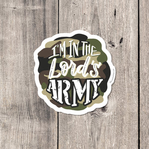 "Lord's Army" sticker card