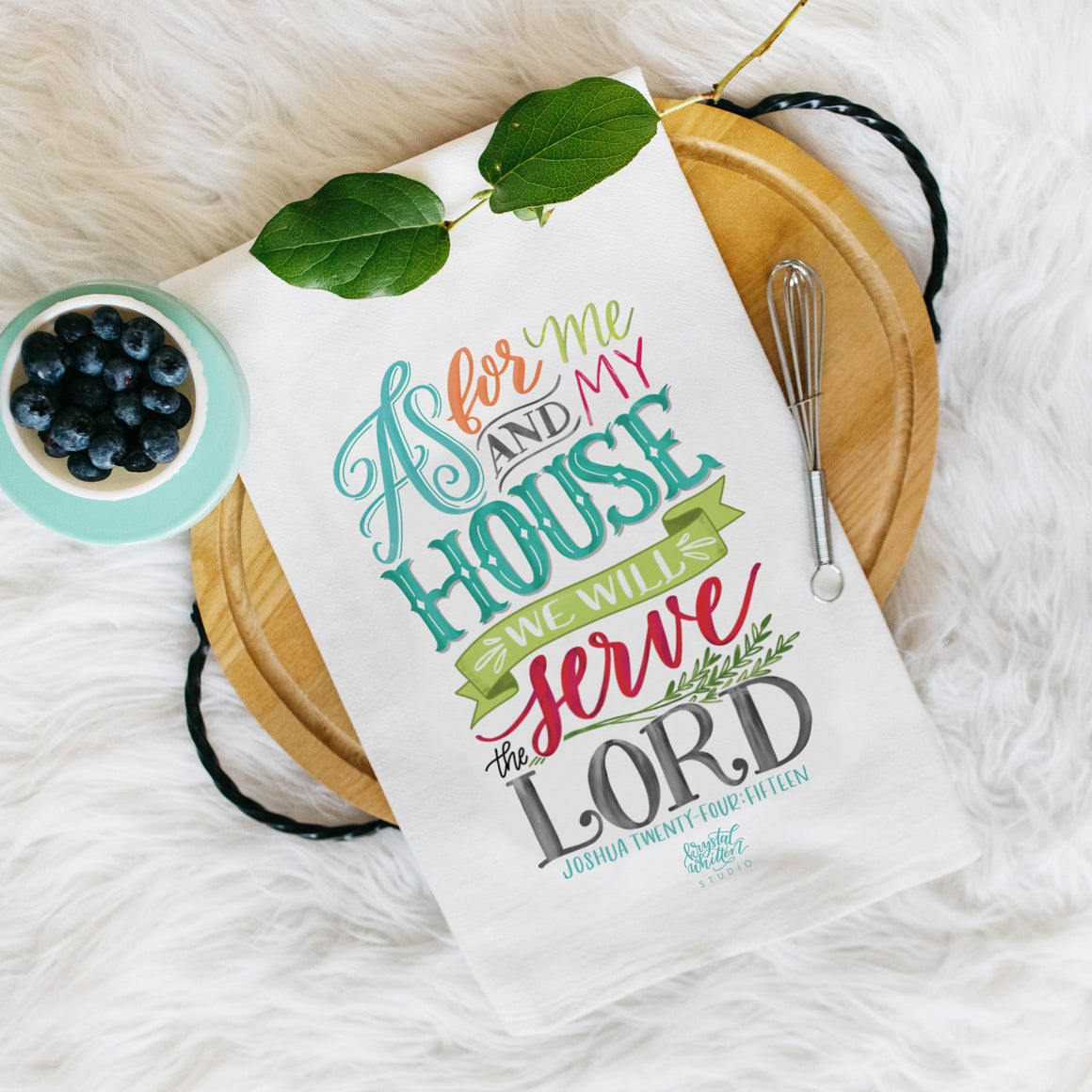As for Me and My House Tea Towel