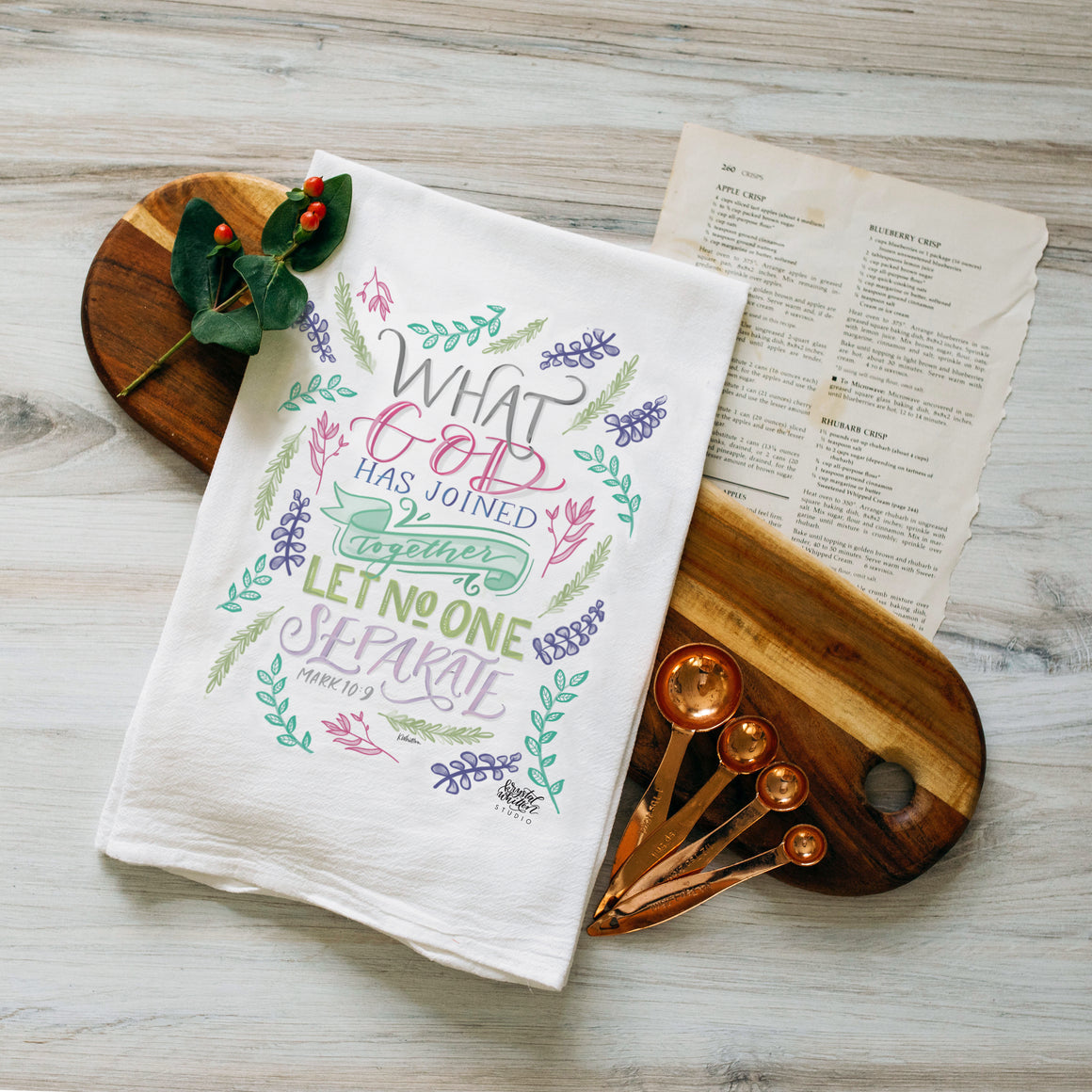 Let No One Separate Tea Towel
