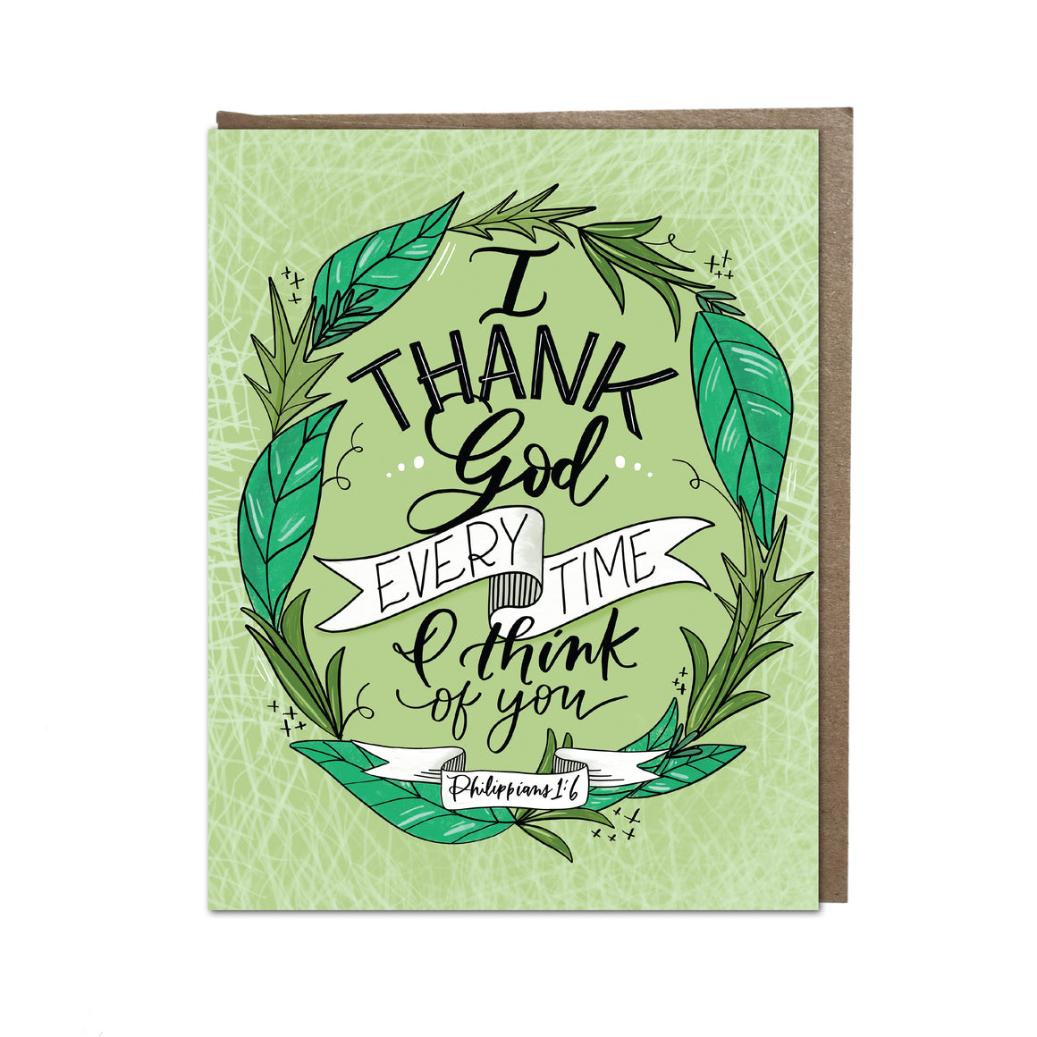 "I Thank God" card