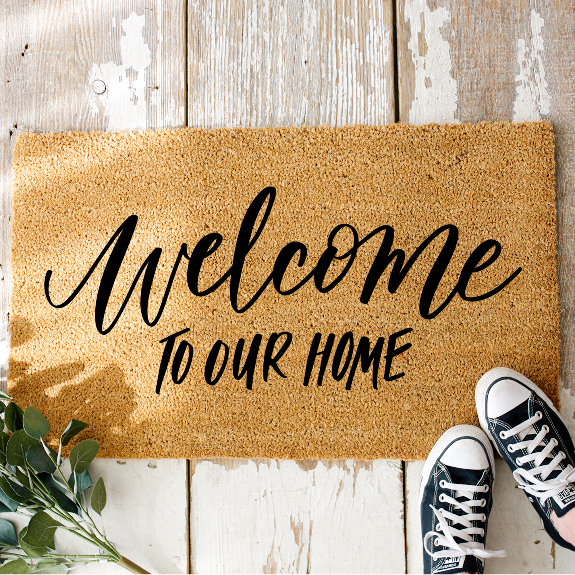 Welcome To Our Home Doormat - Krystal Whitten Studio