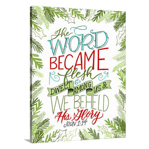 "The Word became Flesh" [art print or canvas]