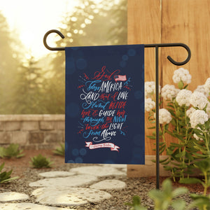 God Bless America Garden Flag