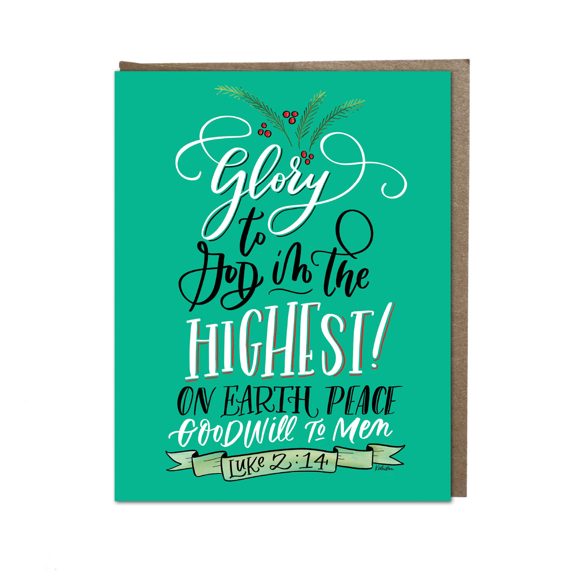 "Glory to God in the Highest" card