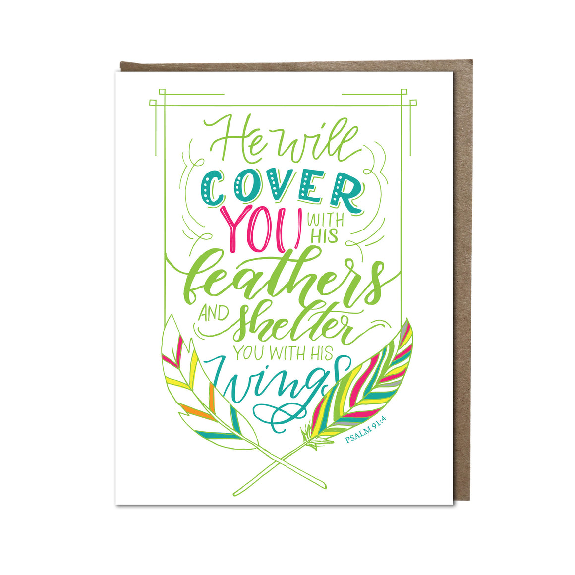 Pray About Everything sticker card - Krystal Whitten Studio