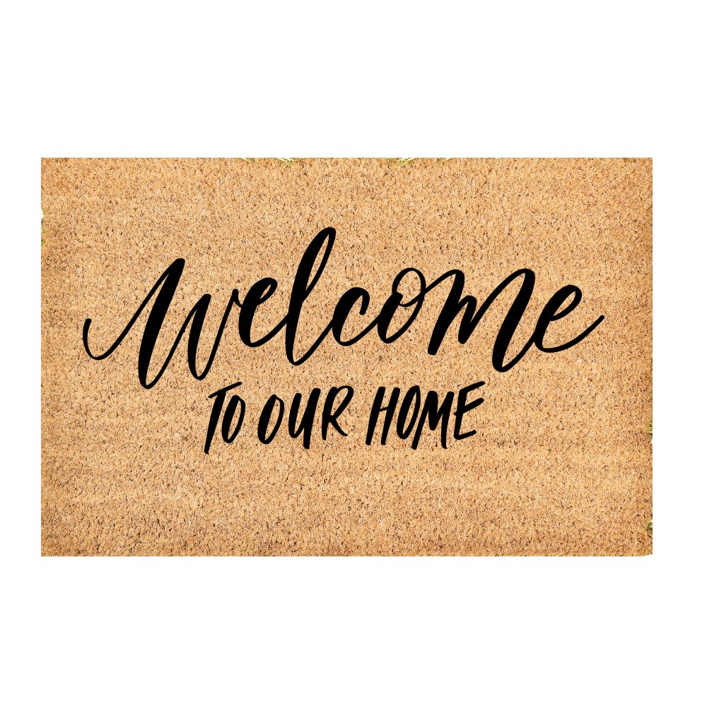 Welcome To Our Home Doormat - Krystal Whitten Studio